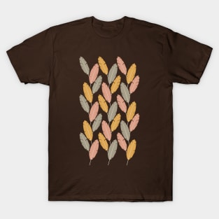 Banana leaves (Gold, blush, and taupe) T-Shirt